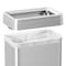 Hls Commercial 21 gal Rectangular Indoor Metal Can, Silver, Open Top, Stainless Steel, 10.4 in HLS21UOTM - alternate 7